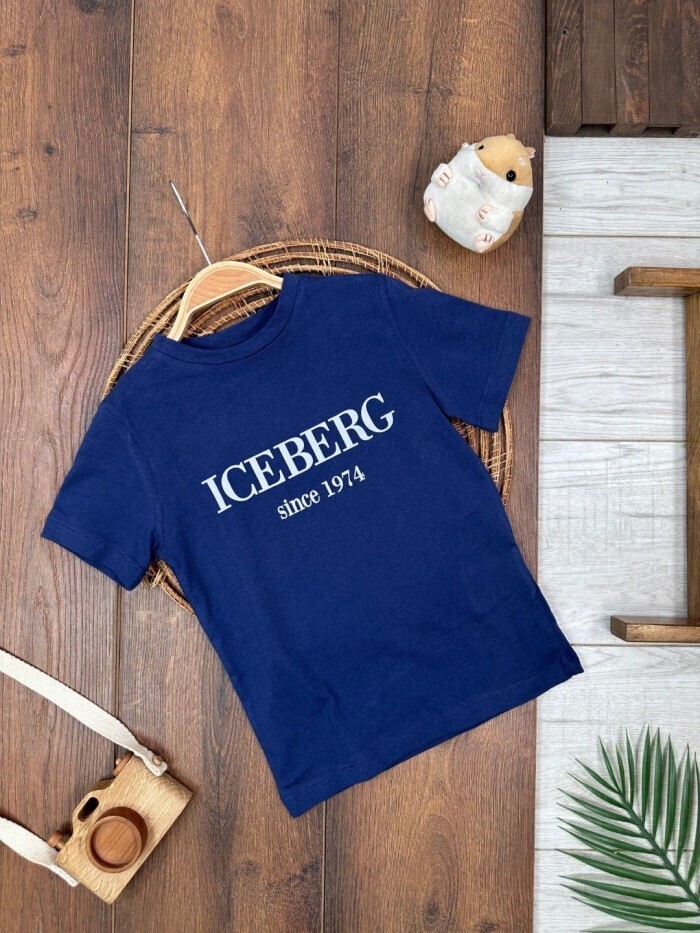 Pamuklu Baskılı Bisiklet Yaka Erkek Cocuk Tişört