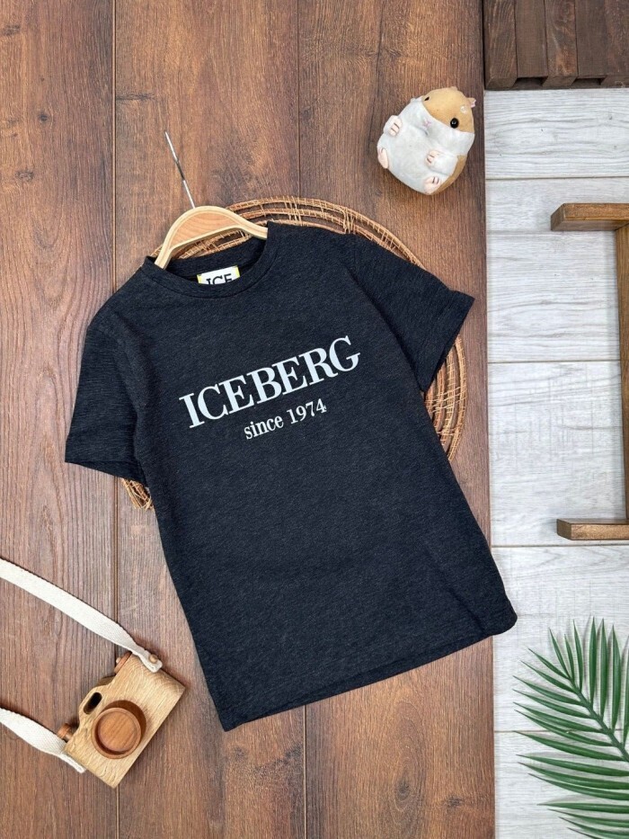 Pamuklu Baskılı Bisiklet Yaka Erkek Çocuk Tişört