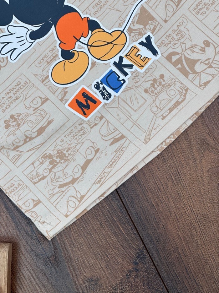 ERKEK ÇOCUK KARİKATÜR DETAYLI PAMUKLU T-SHIRT