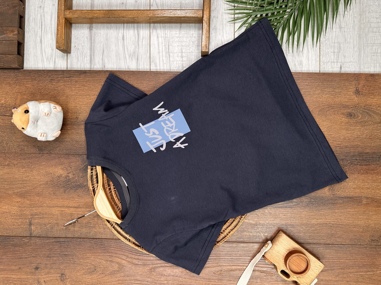 ERKEK ÇOCUK PAMUKLU ÖN ARKA BASKILI TSHIRT - Detay Görseli 4