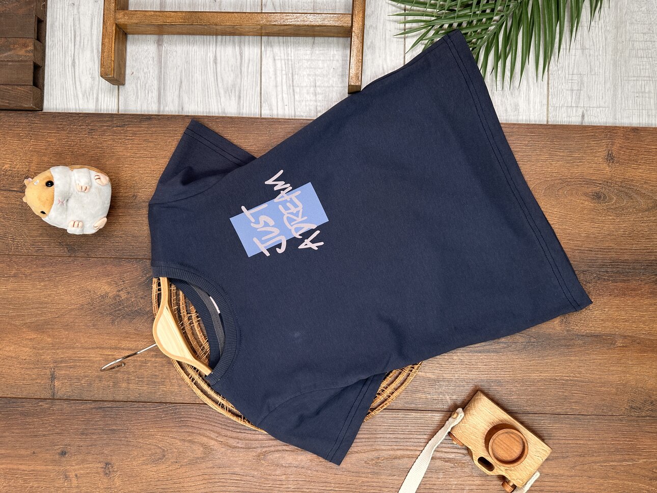 ERKEK ÇOCUK PAMUKLU ÖN ARKA BASKILI TSHIRT - Detay Görseli 5