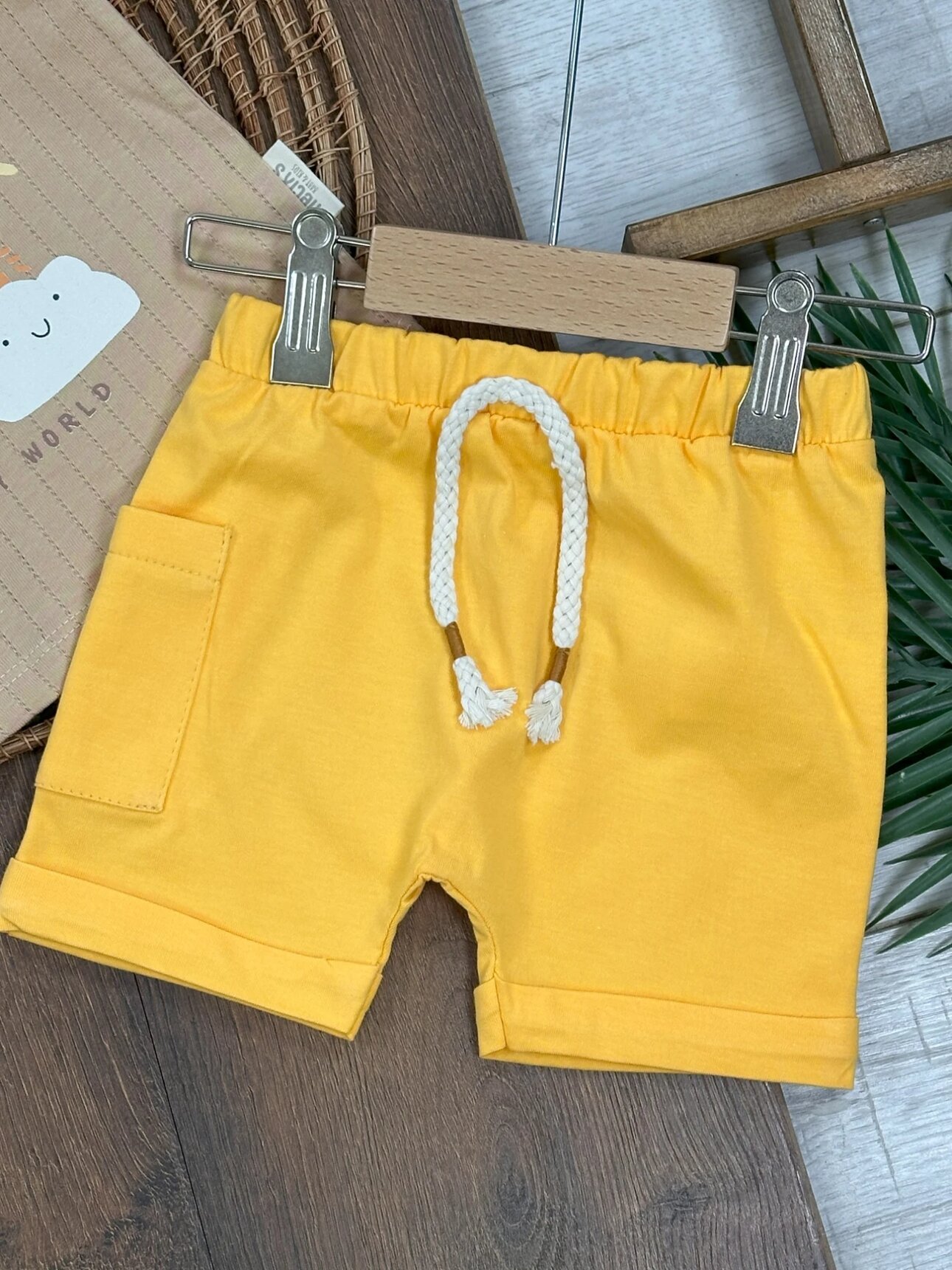 Pamuklu Yazlık Şortlu Erkek Bebek 2li Takım - Görsel 4