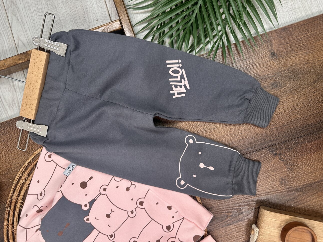 Pamuklu Mevsimlik Bisiklet Yaka 2li Kız Bebek Takım - Görsel 5