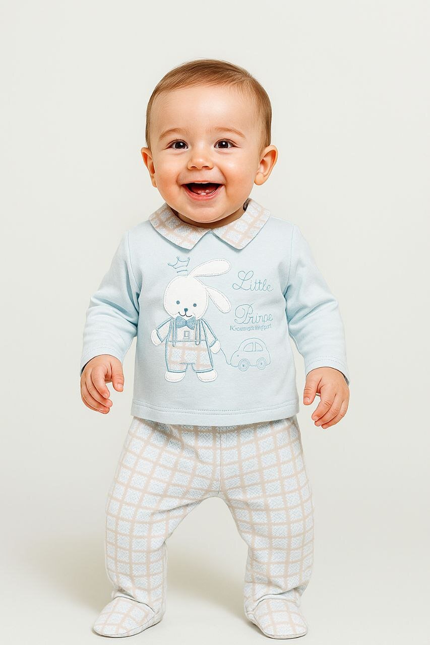 Mevsimlik Polo Yaka Erkek Bebek Takım