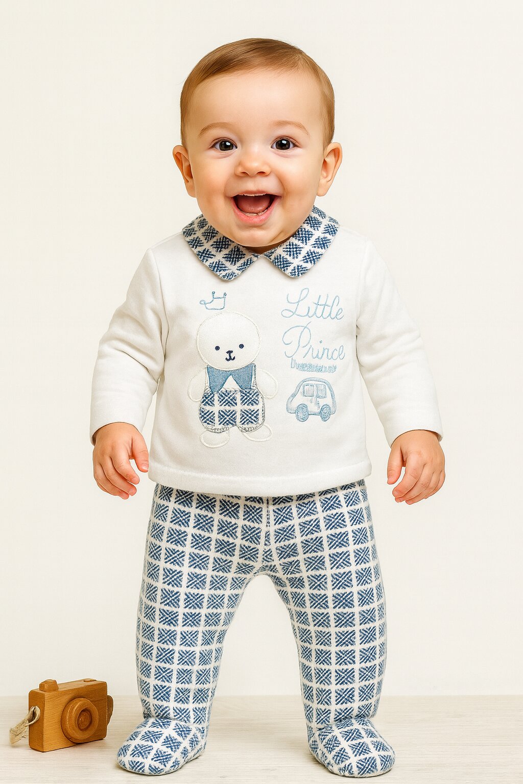 Mevsimlik Polo Yaka Erkek Bebek Takım