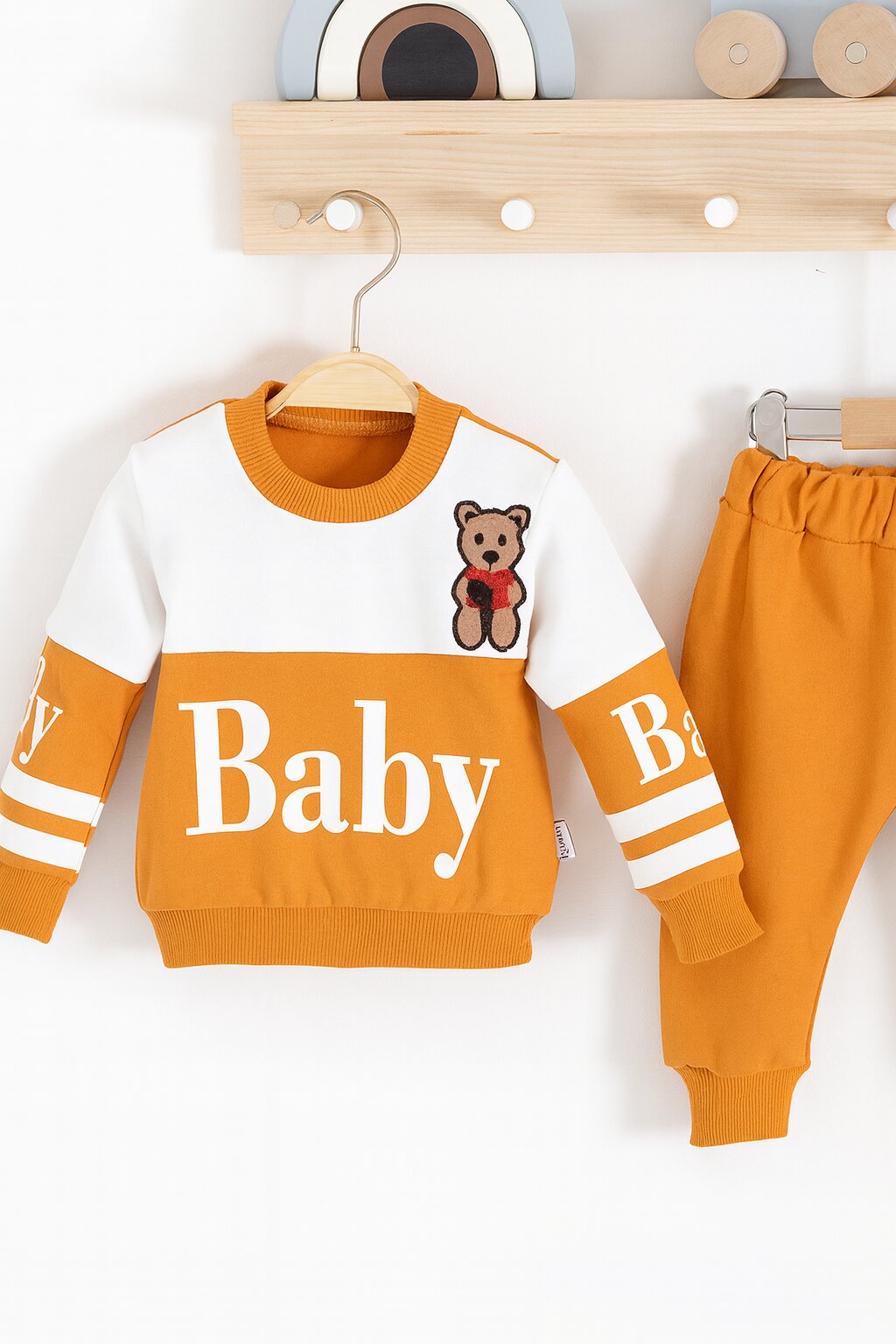 Baby Desenli 2'li Erkek Bebek Takım - Detay Görseli 3