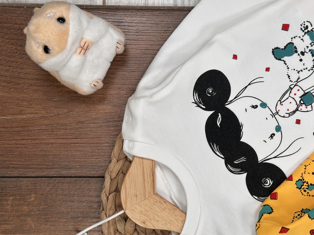 Pamuklu Hırkalı 3lu Kız Bebek Takım