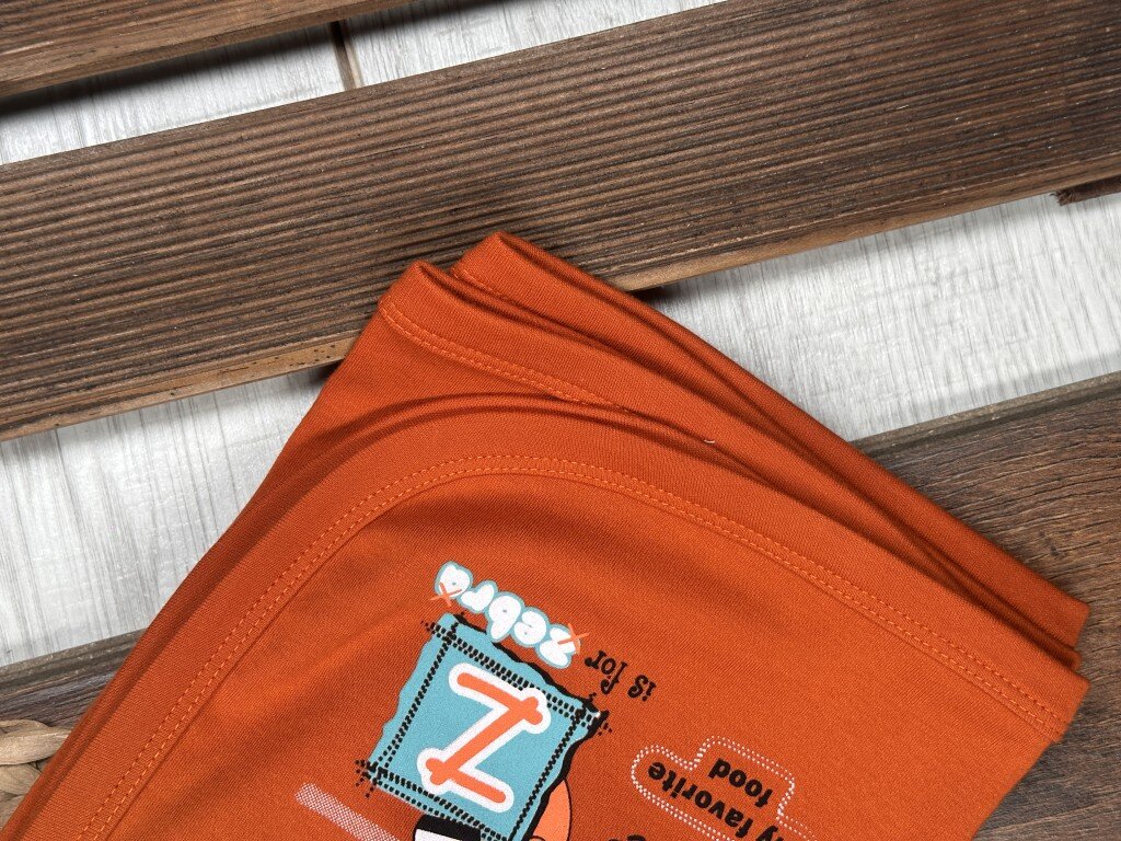 Pamuklu Zebra Desenli Erkek Bebek Battaniye - Görsel 4