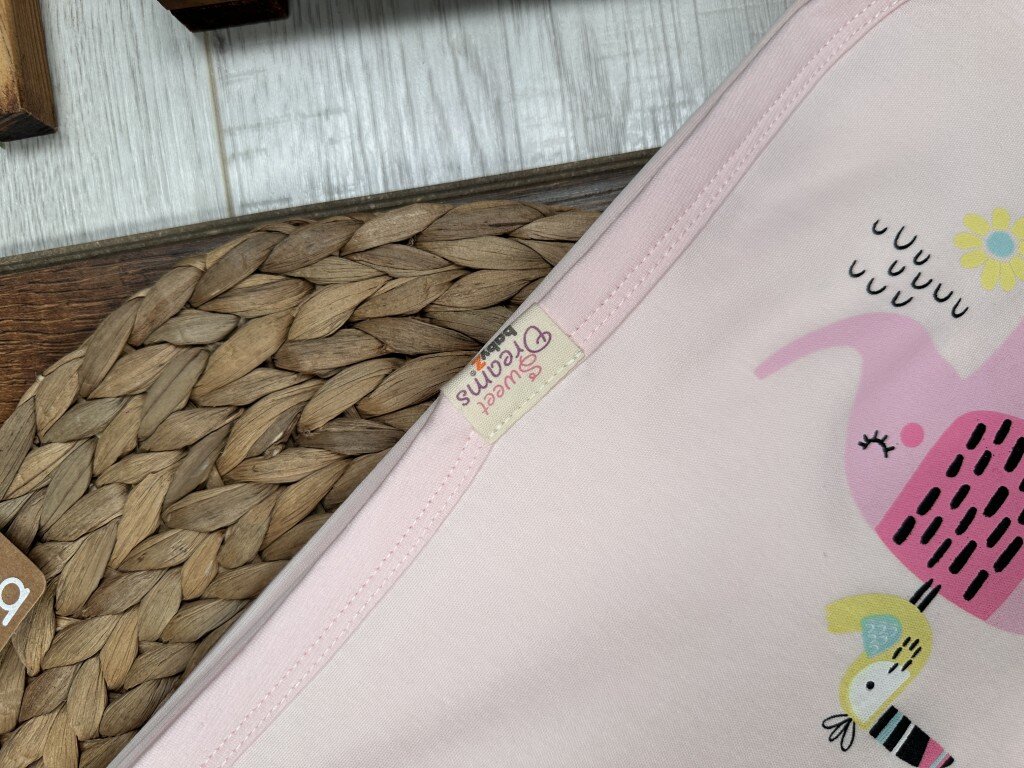 Pamuklu Fil Desenli Kız Bebek Battaniye - Görsel 5