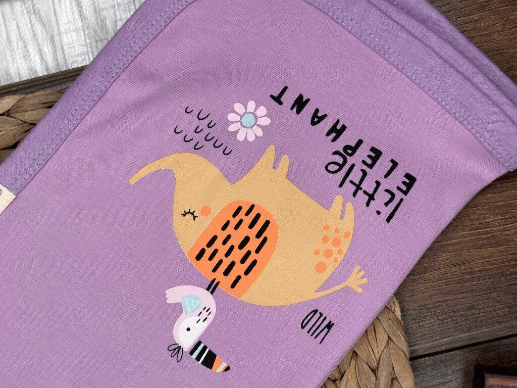 Pamuklu Fil Desenli Kız Bebek Battaniye - Görsel 3