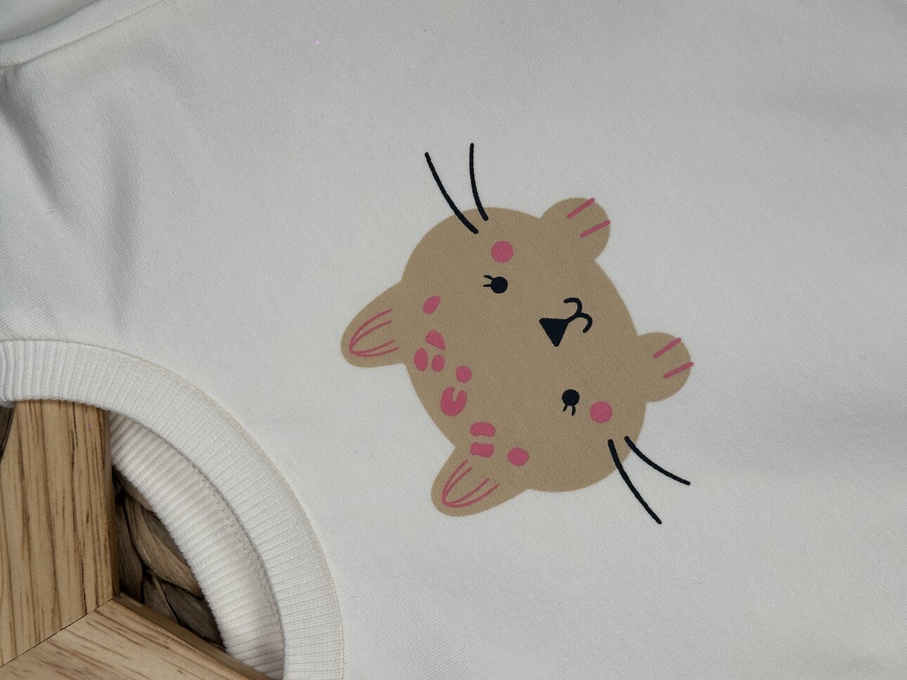 Pamuklu Kedi Desenli 2li Kız Bebek  Takım - Görsel 5