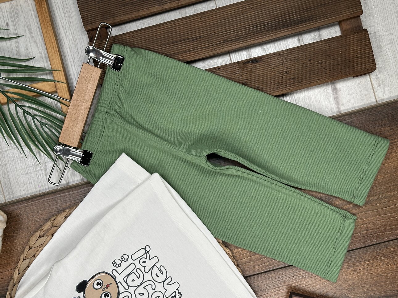 Pamuklu Ayıcık Detaylı Pijama 2li Kız Bebek Takım - Görsel 4