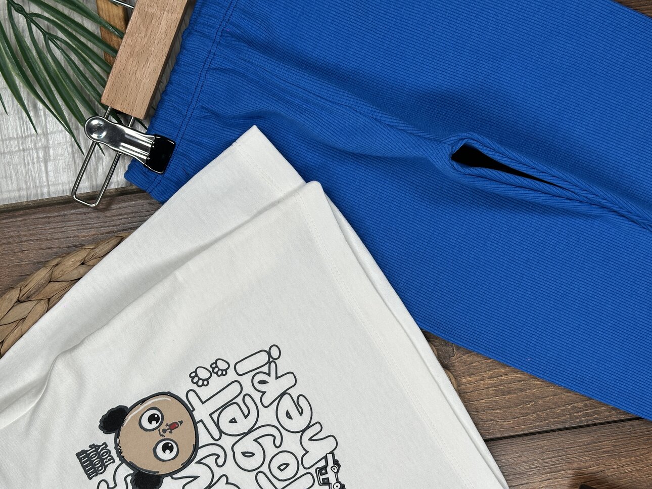 Pamuklu Ayıcık Detaylı Pijama 2li Kız Bebek Takım - Görsel 3