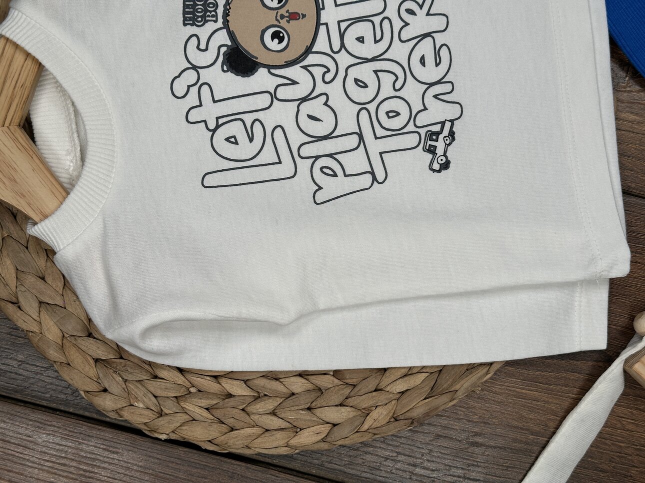 Pamuklu Ayıcık Detaylı Pijama 2li Kız Bebek Takım - Görsel 4
