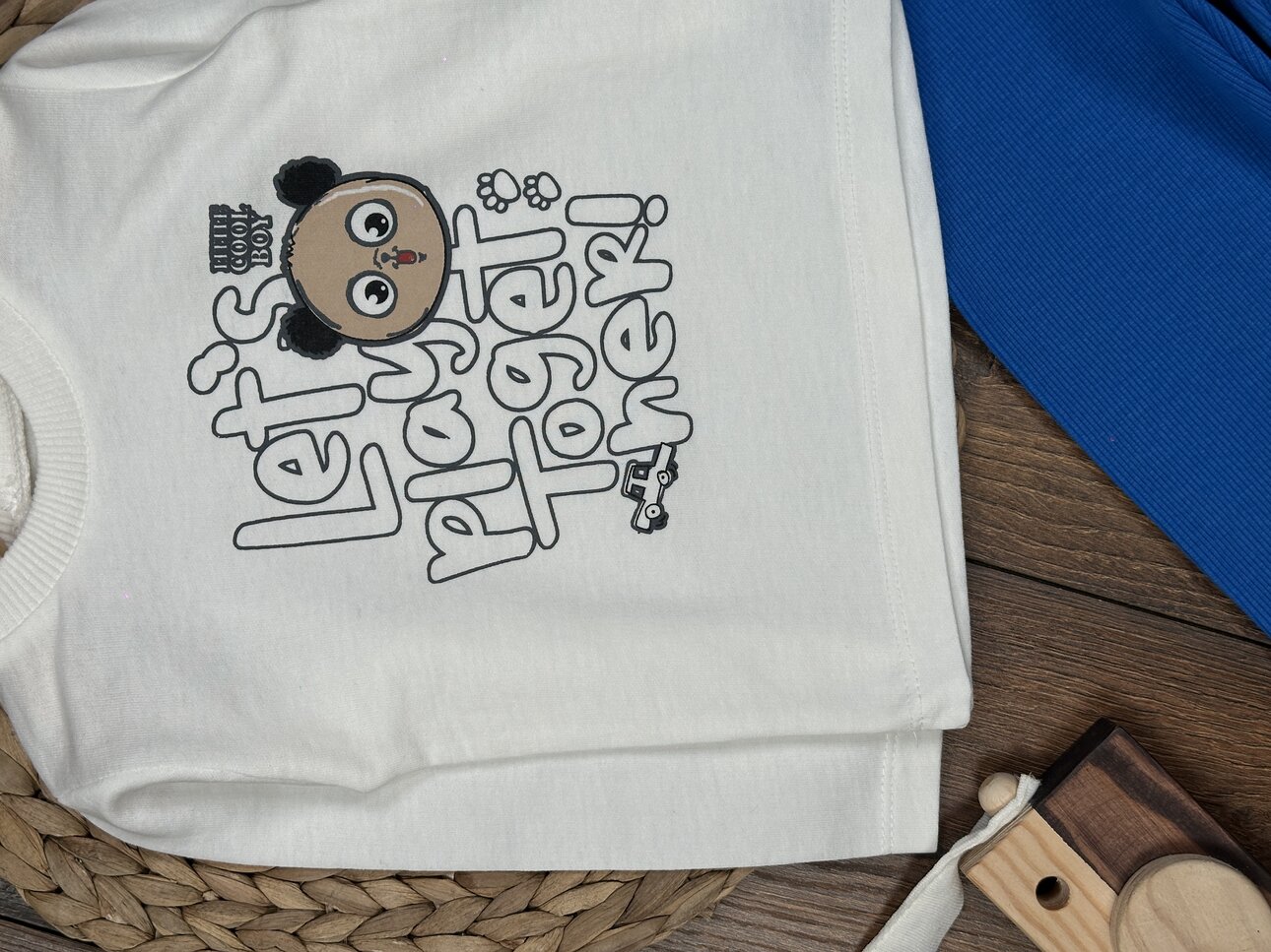 Pamuklu Ayıcık Detaylı Pijama 2li Kız Bebek Takım - Görsel 6