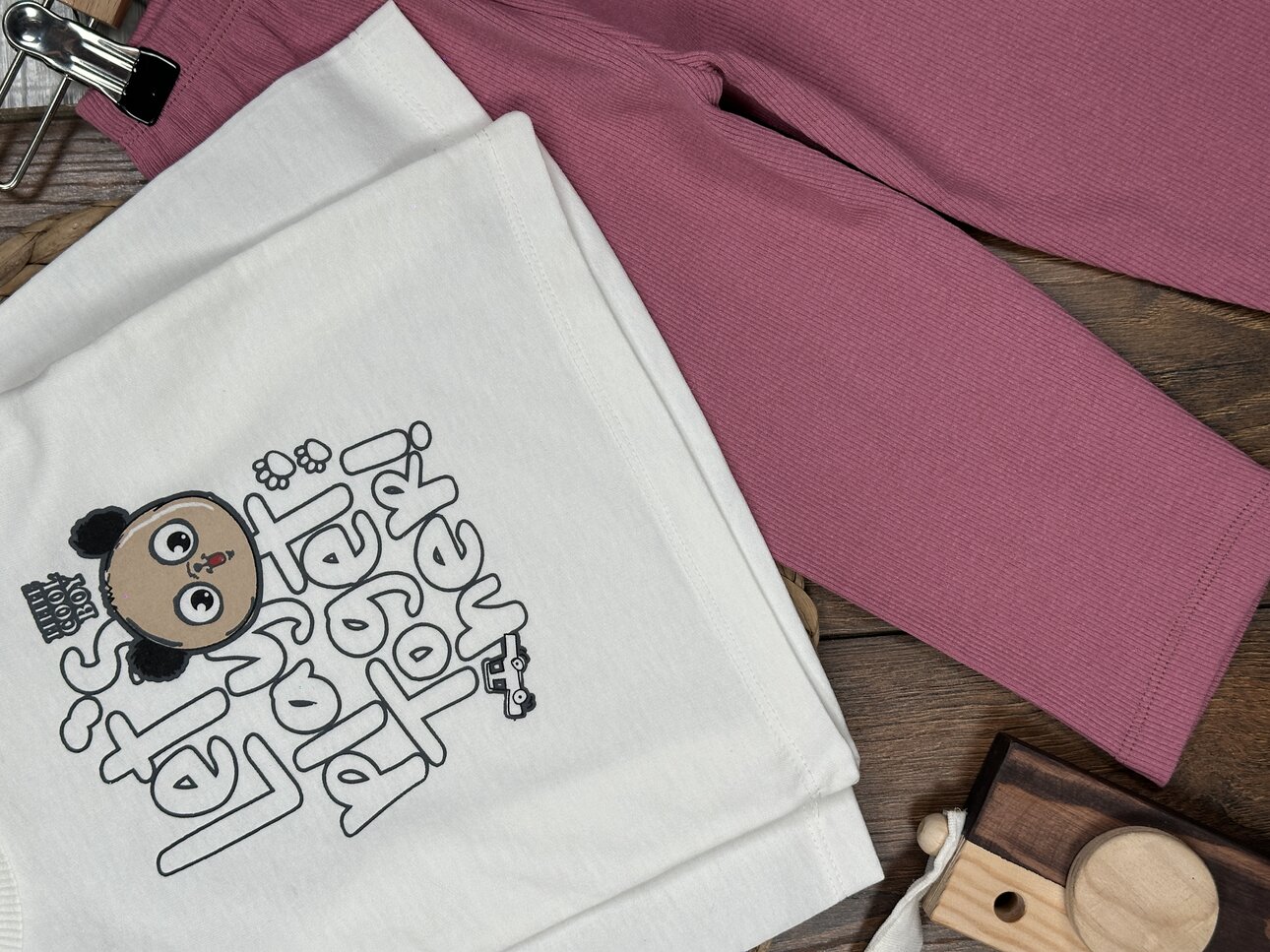 Pamuklu Ayıcık Detaylı Pijama 2li Kız Bebek Takım - Görsel 5