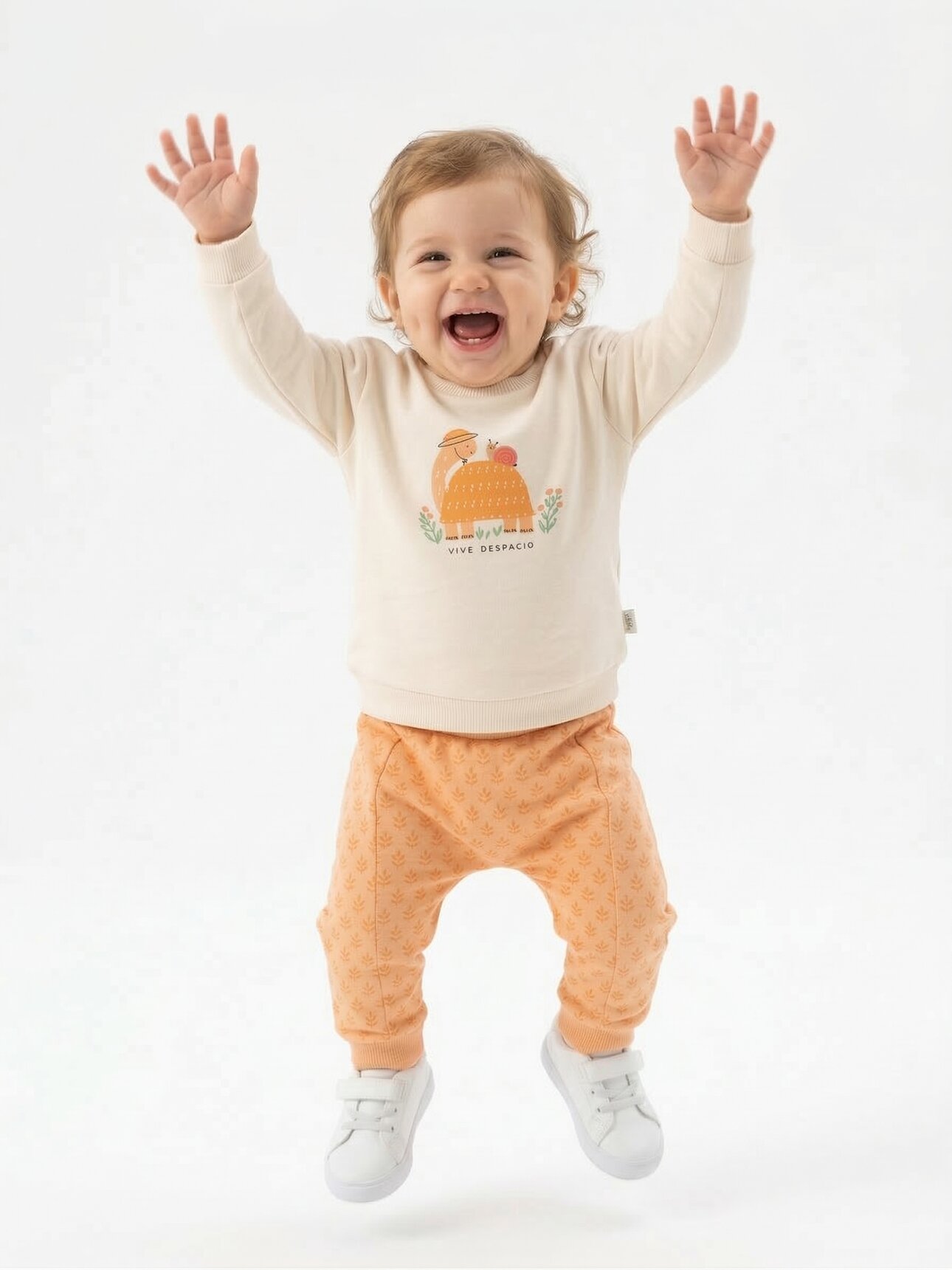 Pamuklu kamplumbağa Detaylı 2li Kız Bebek Takım