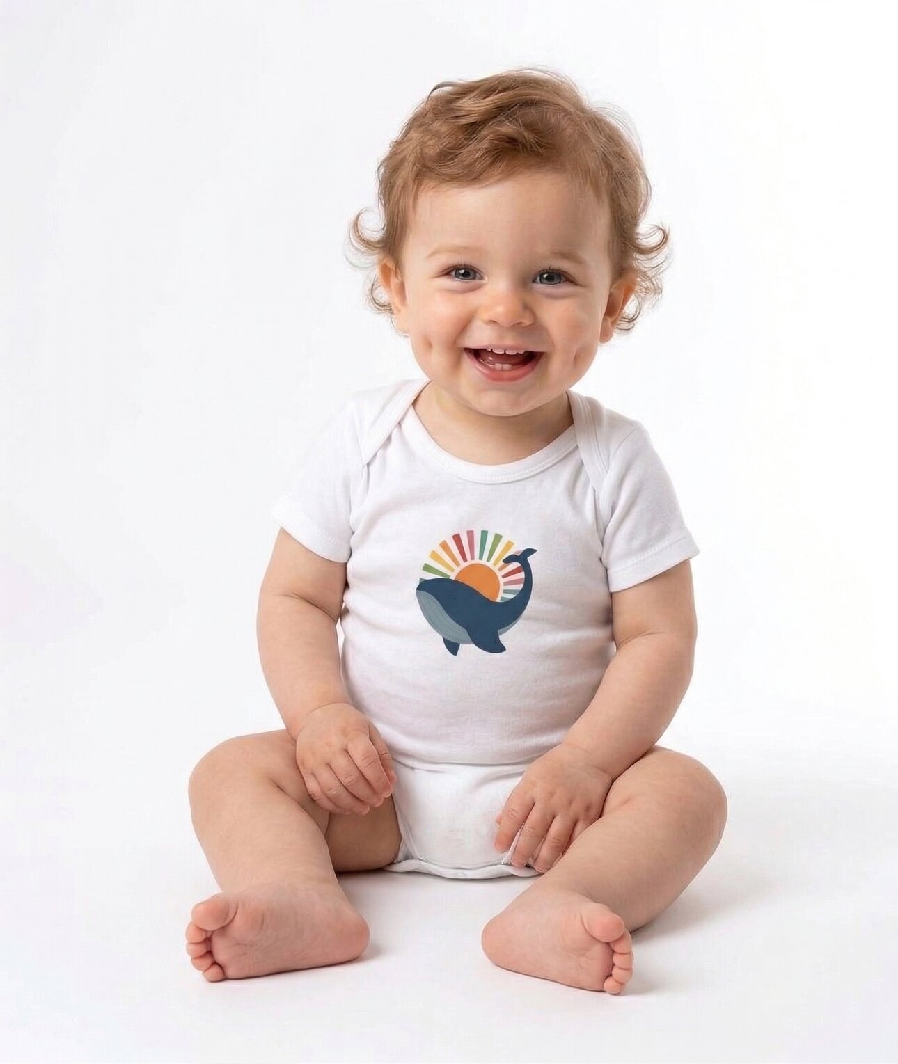 Organik %100 Pamuklu Çıtlıtlı Erkek Bebek Badi Zıbın - Detay Görseli 6