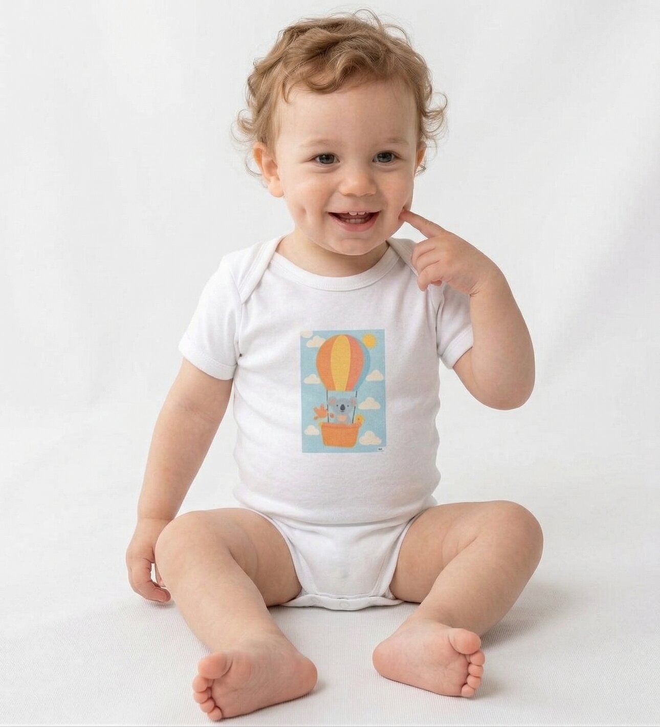Organik %100 Pamuklu Çıtlıtlı Erkek Bebek Badi Zıbın - Detay Görseli 6