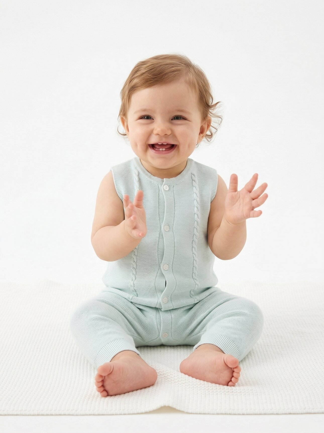 Organik Pamuklu Yazlık Triko Merserize Kız Bebek Tulum