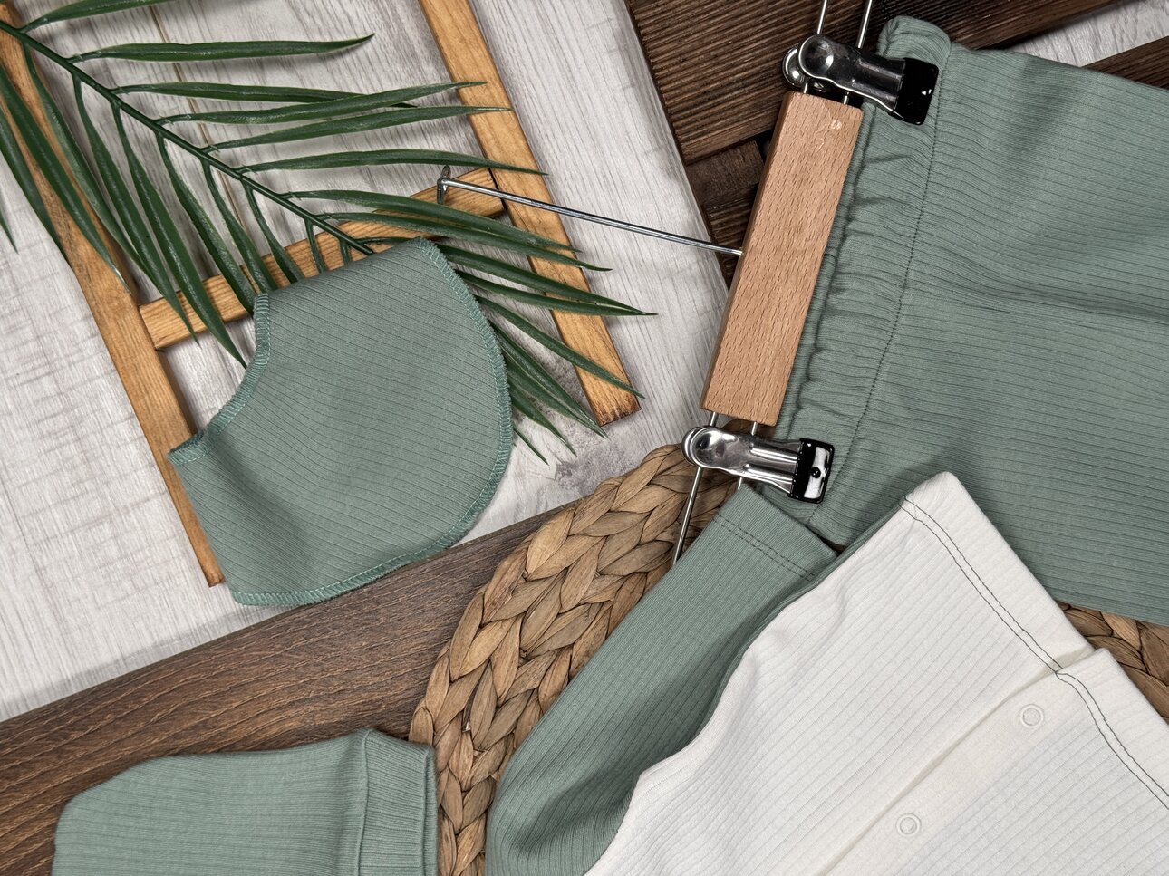 Pamuklu Papyon Detaylı Erkek Bebek 5li Hastane Çıkışı