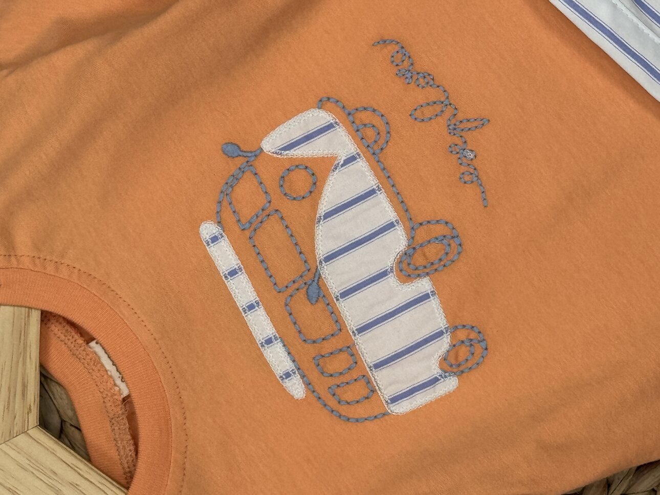 Pamuklu Karavan Detaylı Şeritli Poplin Kumaş Şortlu Erkek Bebek 2li Takım