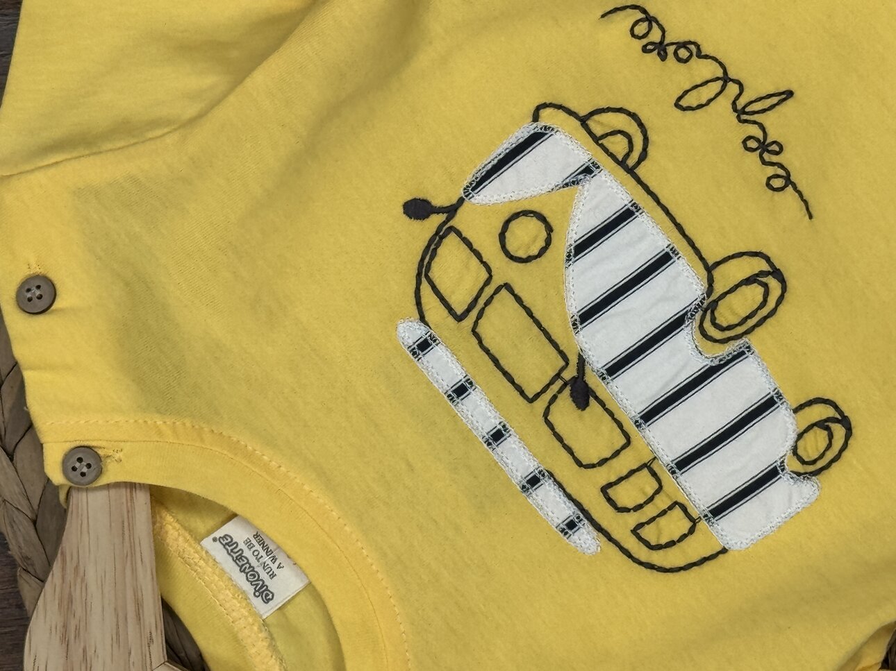 Pamuklu Karavan Detaylı Şeritli Poplin Kumaş Şortlu Erkek Bebek 2li  Takım