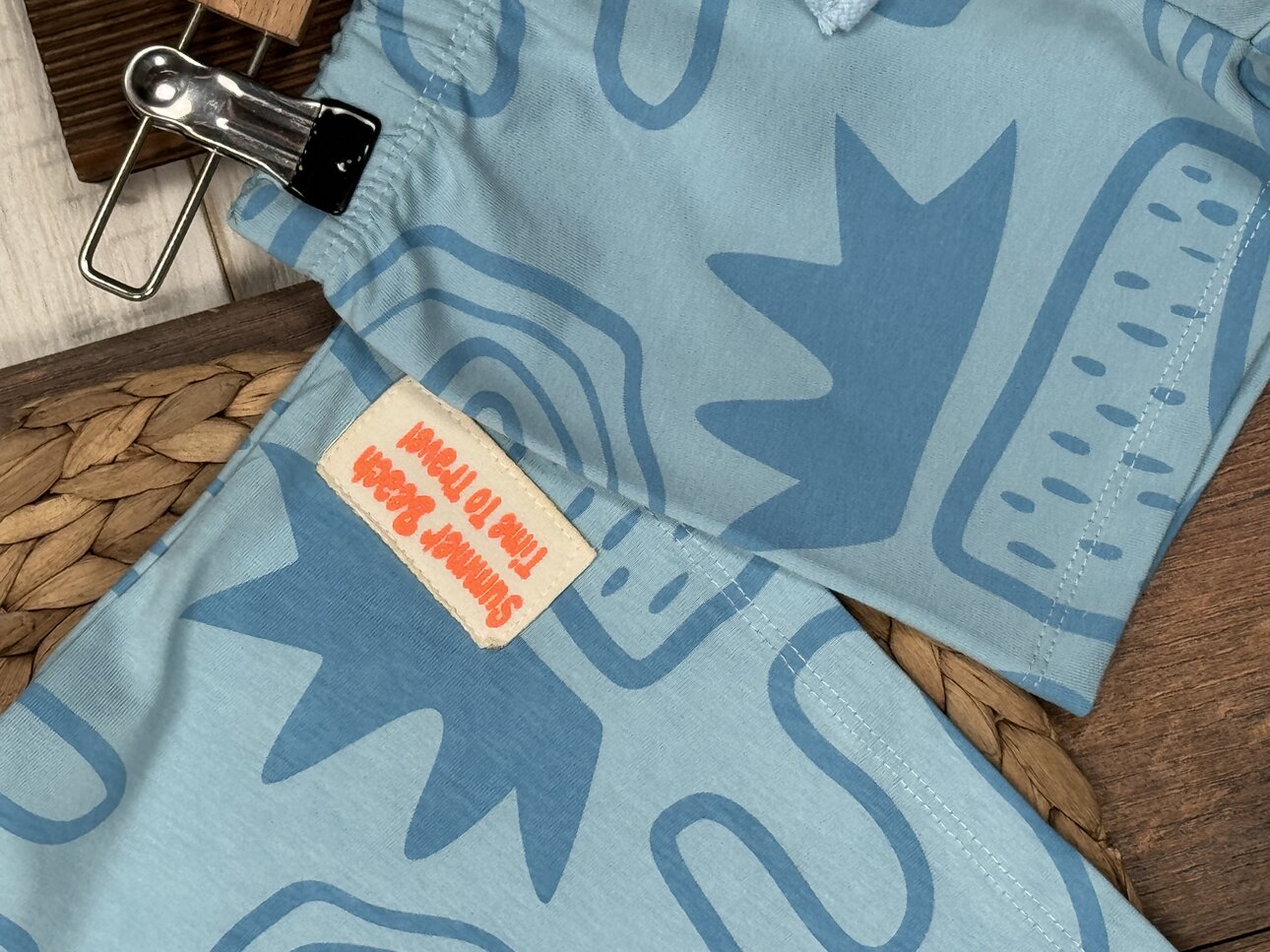 Pamuklu Sevimli Bitki Detaylı Şortlu Erkek Bebek 2li Takım