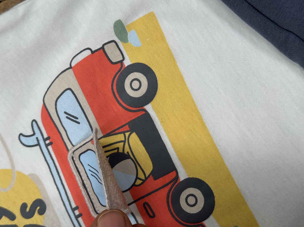 Pamuklu 3 Boyutlu Karavan Detaylı Erkek Bebek 2li Şortlu Takım