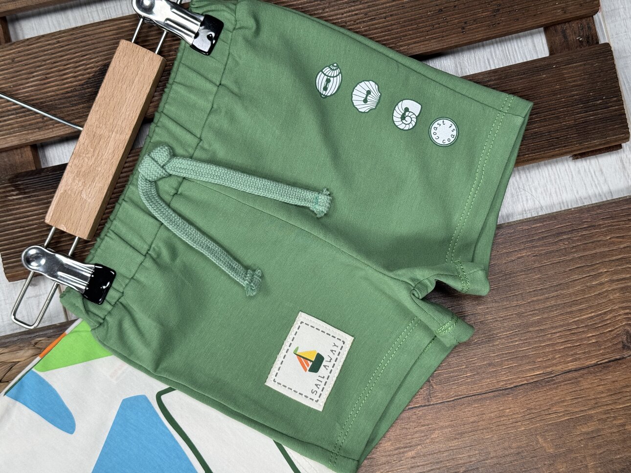 Pamuklu Yelken DetaylıŞortlu Erkek Bebek 2li Takım