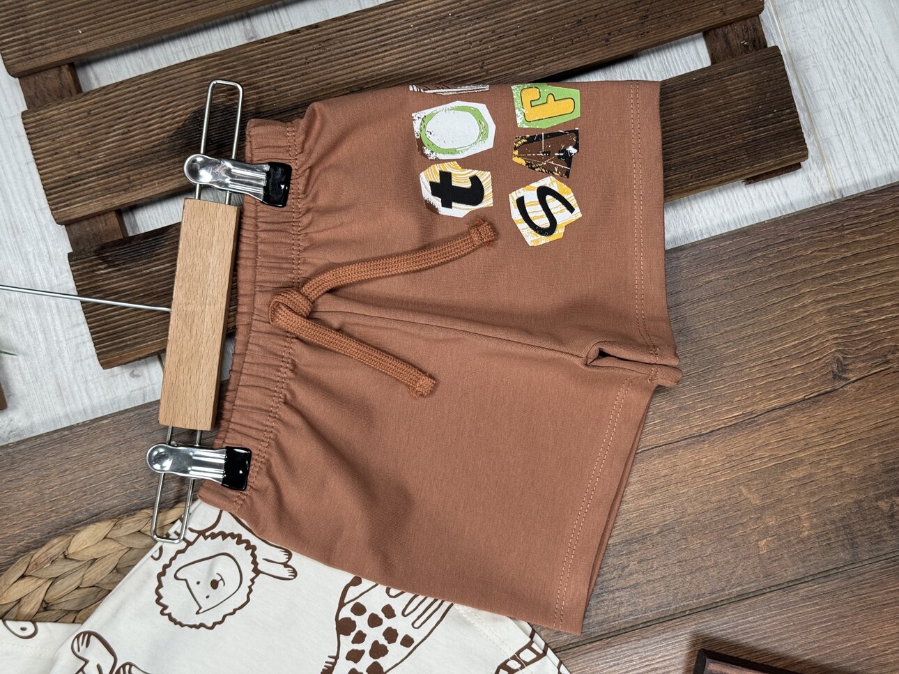 Pamuk Dostlar Detaylı Şortlu Erkek Bebek 2li Takım