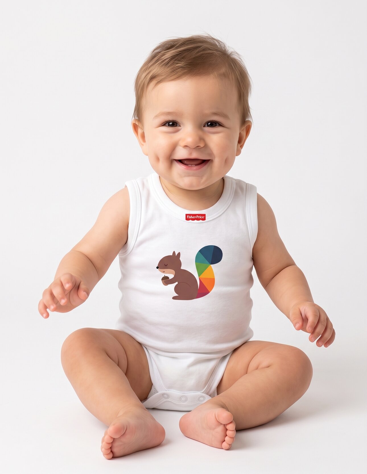 Organik %100 Pamuklu Çıtlıtlı Erkek Bebek Badi Zıbın - Detay Görseli 2