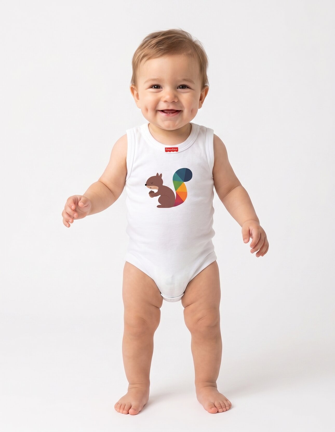 Organik %100 Pamuklu Çıtlıtlı Erkek Bebek Badi Zıbın - Detay Görseli 3