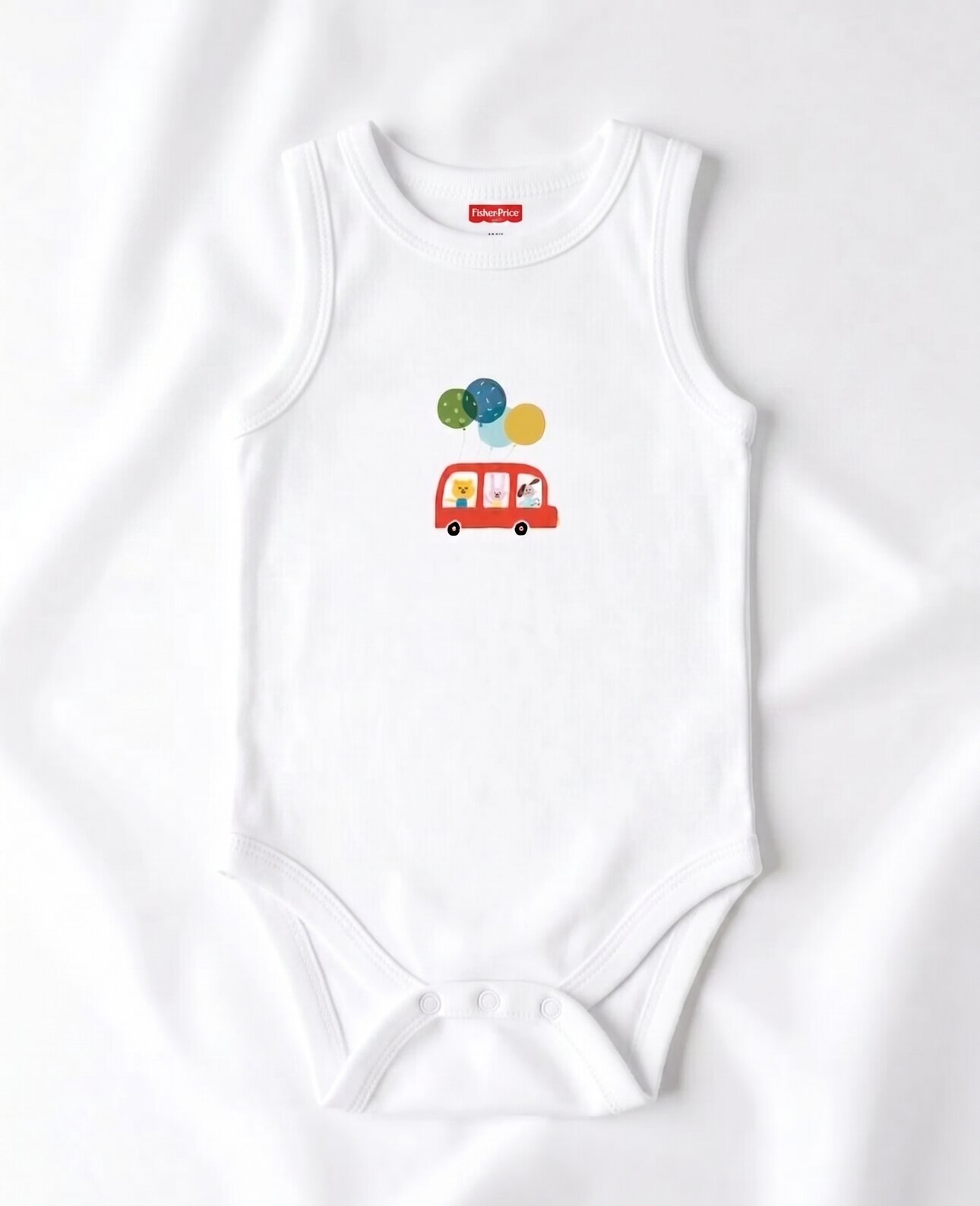 Organik %100 Pamuklu Çıtlıtlı Erkek Bebek Badi Zıbın