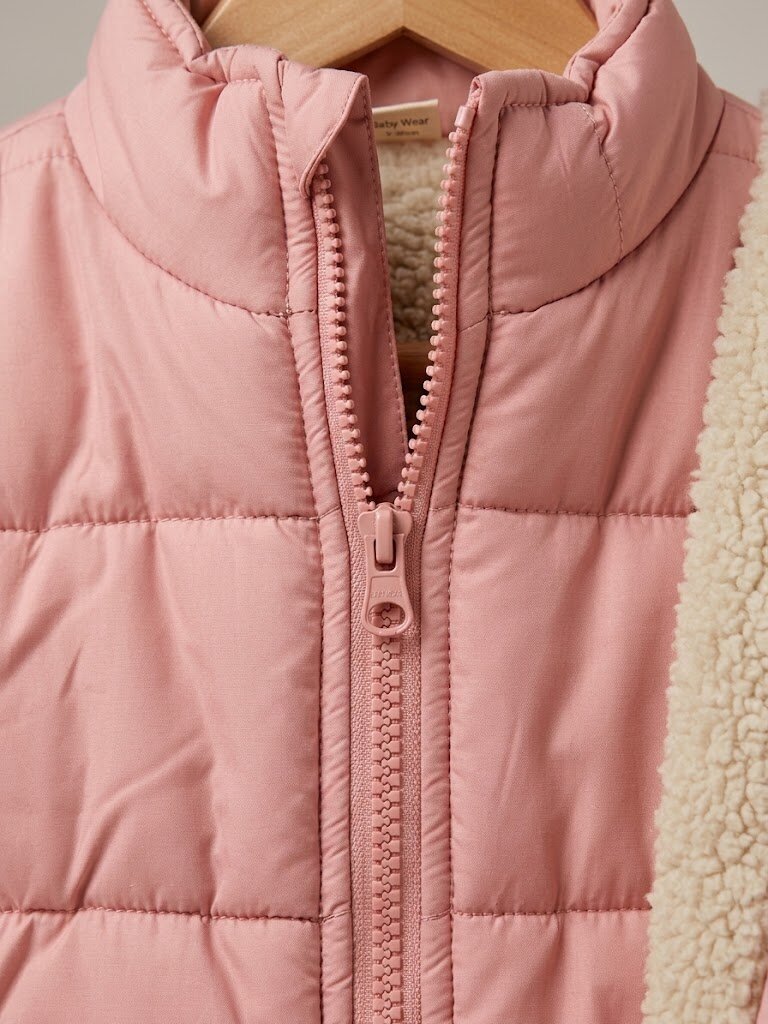 Polyester Fermuarlı Kız Bebek Mont - Görsel 2